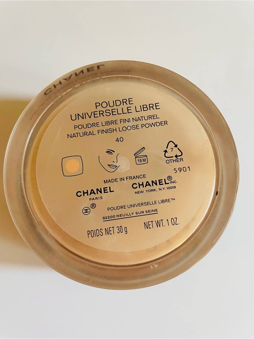 CHANEL Poudre Universelle Libre Natural Finish Loose Powder — Beige - USED
